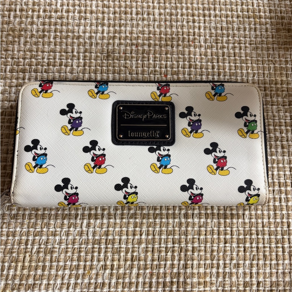 Loungefly Disney Mickey Mouse Pastel Poses Wallet